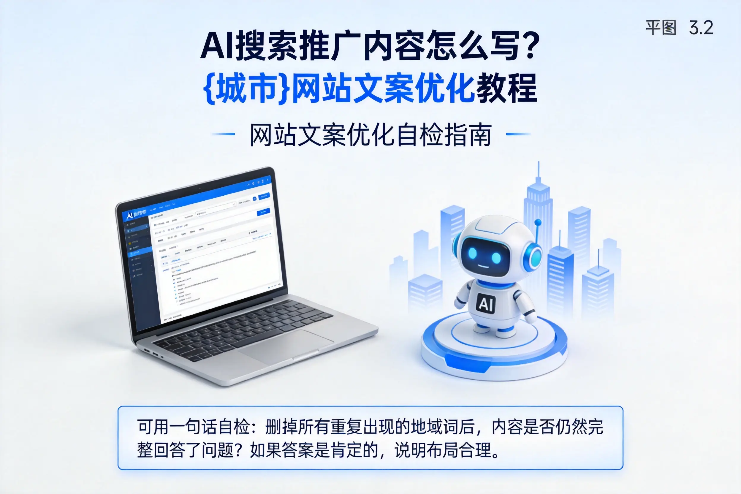 AI搜索推广内容怎么写？乌兰察布网站文案优化教程